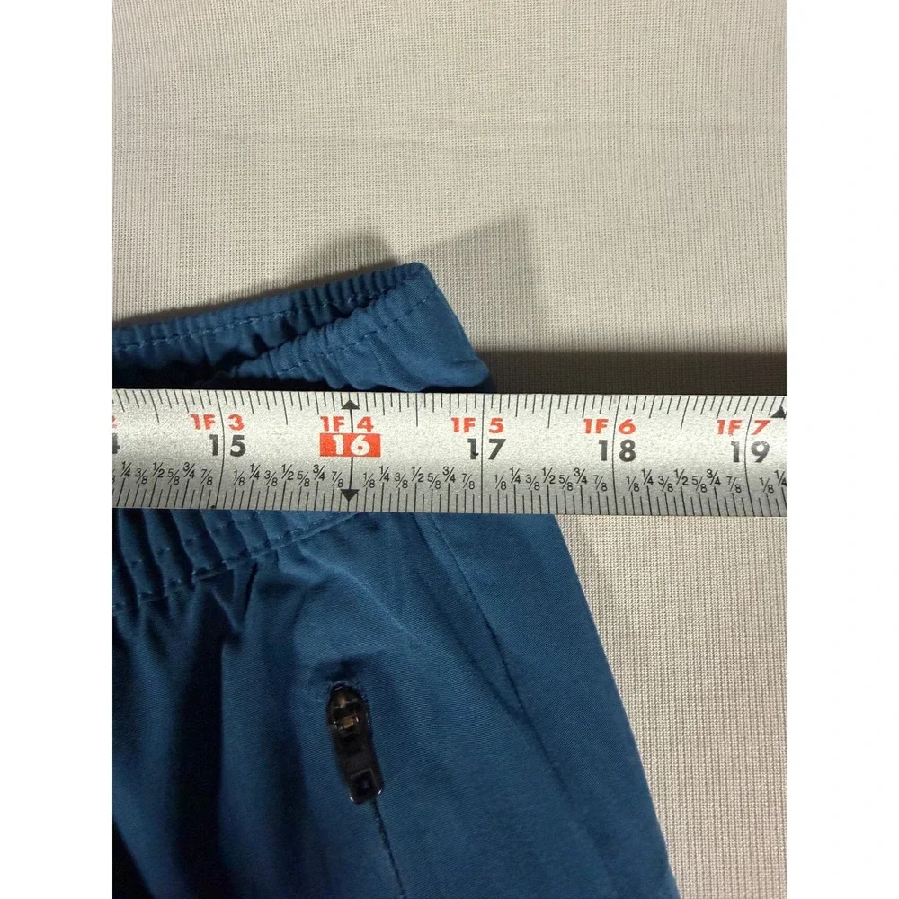 The North Face Mens XL Blue Active Tapered Pants Hiking Training Zipper Pockets